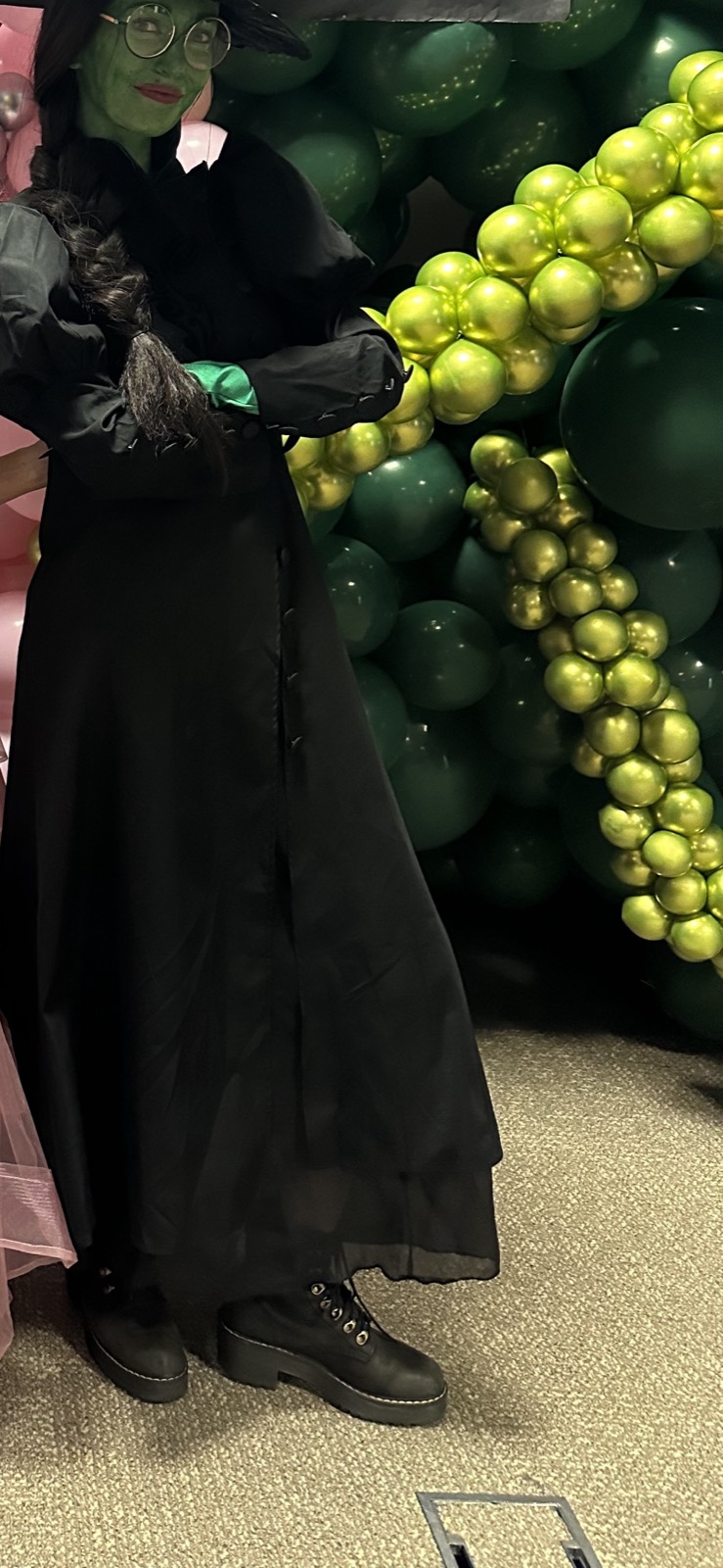 Hire Elphaba for parties and events - professional character performer
