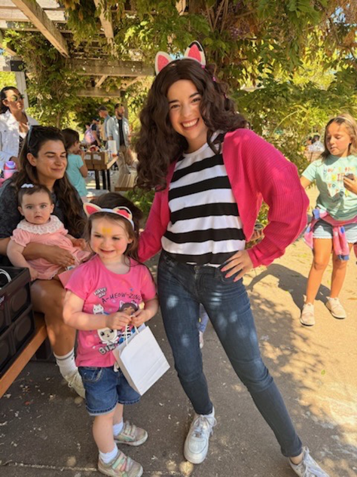 Hire Gabby for parties and events - professional character performer
