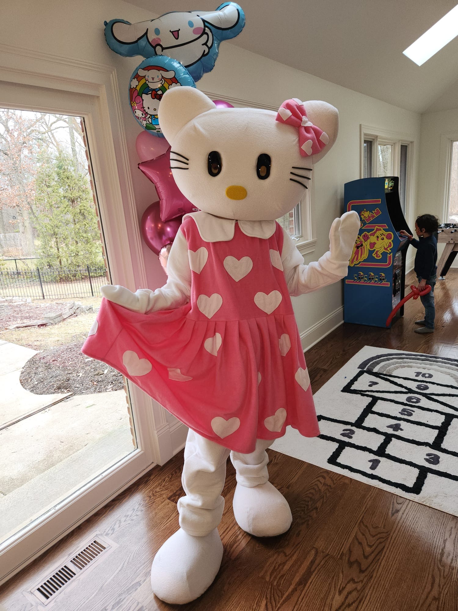 Hire Hello Kitty for birthday parties - Sanrio mascot character performer