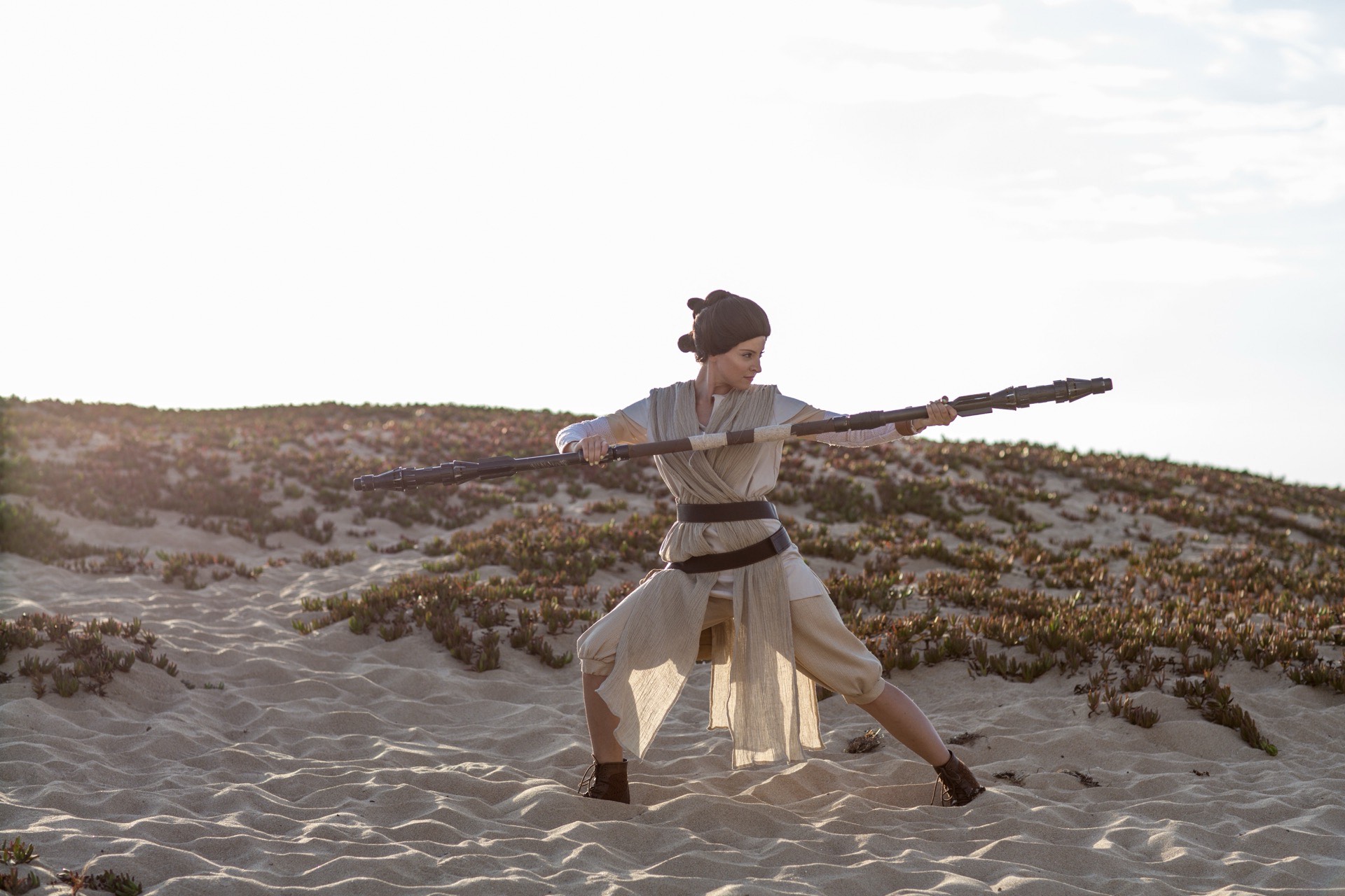 Hire Rey for birthday parties - Star Wars Jedi character performer