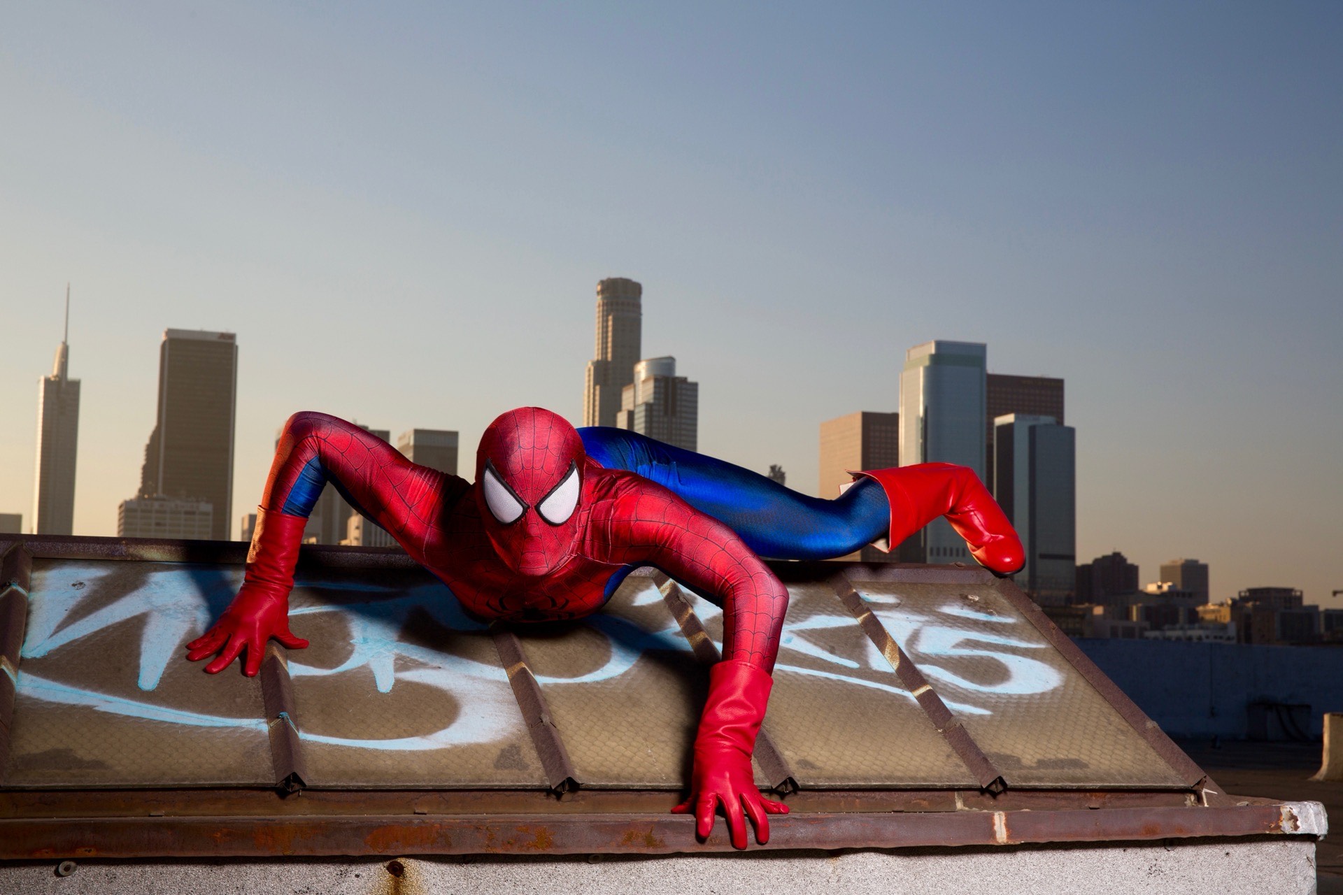 Hire Spider-Man for birthday parties - superhero character performer